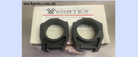 A set of Vortex 35mm scope rings, purchased but never used
