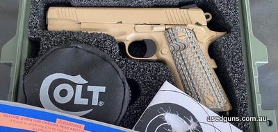 Selling my favourite handgun due to circumstances. Brought new and has only done aprox. 400 rounds. A very accurate pistol. Purpose built from COLT to US marine