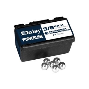 DAISY
988183
3/8" POWERLINE
STEEL SLINGSHOT AMMO
70 COUNT

NEW $12.95
