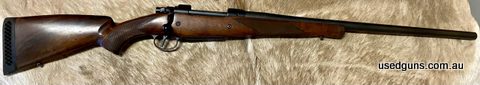 This rifle has a medium weight 24 inches barrel and is very accurate. I only bought it so as I could make it into a 375 RUM. But plans have changed and it is ta