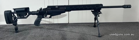 Very good to excellent condition Tikka Tac A1 in 6.5. Low round count. Folding stock. Bipod. Monopod. Muzzle Brake. 2x10 round magazines. Shipping and transfer 