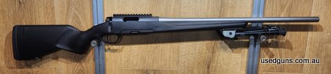 Steyr Pro Hunter 223. Fired 15 rounds (barrel break-in) and put in the safe. Not using so, off it goes. Comes with picatinny rail and Harris 1A2 Ultralite Bipod
