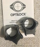 Sako Optilock mounts 1" medium blued steel suits tapered receiver's long or short actions. Phone 0429849007. If reply by email please forward return phone numbe