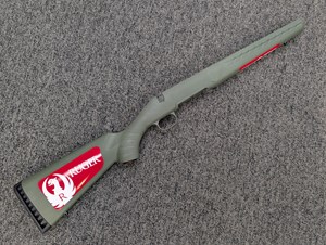 RUGER
AMERICAN
SHORT ACTION
FACTORY OD GREEN
SYNTHETIC STOCK
TWO ONLY

AS NEW $79 EACH