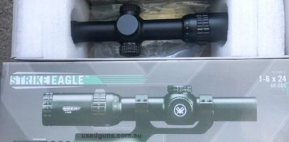 Great deal on a new in box Vortex Strike Eagle illuminated scope 1-6x24 AR BDC reticle, 30mm tube, lifet time warranty. Great compact wild field of view scope f