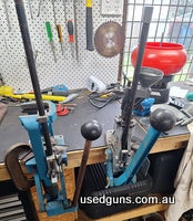 2x dillion presses square deal and a 550 press. Good for spares or could try to resurrect but needs alot of parts both have alot of use