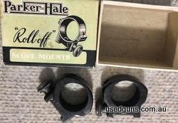 Parker Hale 1" RALS3 mounts in original box. Phone 0429849007. if reply by email please forward return phone number.