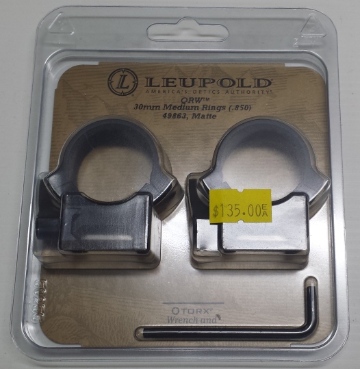 Leupold QRW 30mm Medium Rings