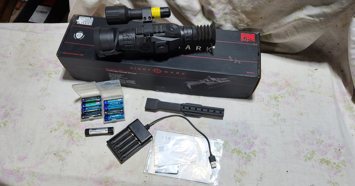 Sightmark wraith hd 4-32x50 day/night scope