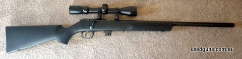 Broken rear moulded sling hole and few scuffs from use shoots great comes with scope and spare 7 shot original magizine only selling due to winning a 22lr in a 