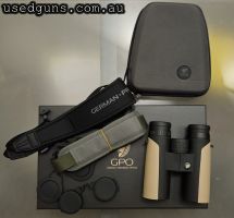 Tan GPO Passion Ed 8x42 binoculars, excellent condition no marks or scratches. Glass in perfect condition, only selling as I upgraded to Rangefinder binoculars,