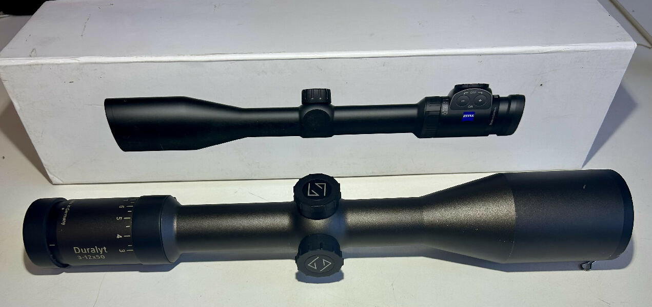 Zeiss Duralyt 3-12 x 50 scope, German made glass at an affordable price. Perfect condition
