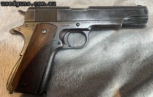 Colt 1911A1 manufactured by Colt in 1941. Great condition for its age. Still shoots well. Made early into WW11.