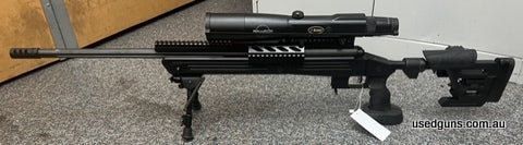 No case, one brand new magazine-ten rounds. Burris Eliminator scope. Consignment sale. Sorry no over the phone payment facility available. Has sat unfired for 3