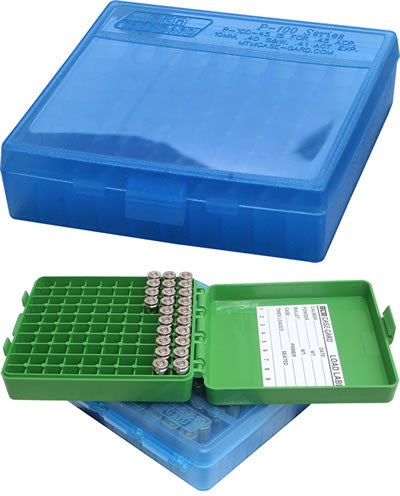 MTM 100RD AMMO BOX PISTOL 38 / 357