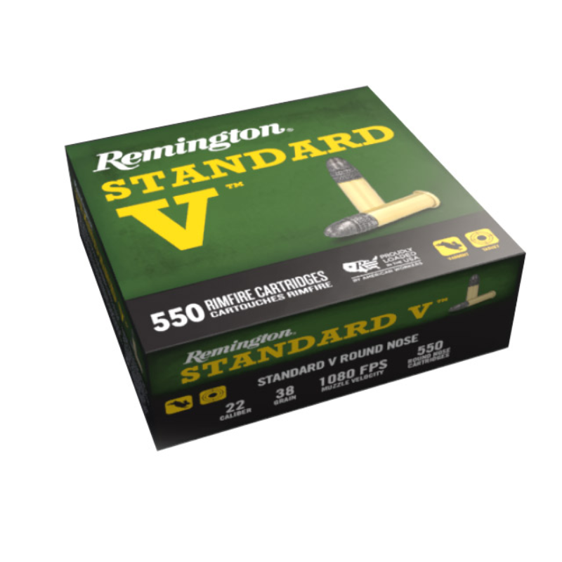 REMINGTON 22LR 38GR STANDARD V LRN 1080FPS (550PK)