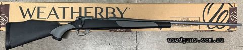One only. Reduced from $2135 to clear. Weatherby Vanguard Weatherguard in 257 Wby Mag. Cerakoted barrel and action. $65 freight to your dealer Australia wide (W