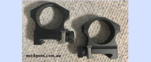 Nightforce Ultralite 30mm medium 1.00 mounts. Suit picatinny rail bases. Quality made 4 screw mounts. Phone 0429849007. If reply by email please forward return 