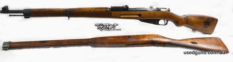 Sako M28-30 rare finish 1939 SKY marked M28-30 Nagant in M39 configuration, comes with spare stock and nose cap. these rifles were issued to civil guard and use