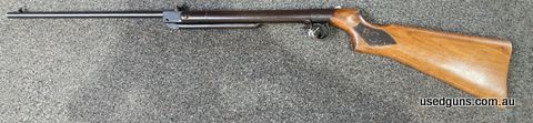 BSA breakdown air rifle in very good condition plus post
