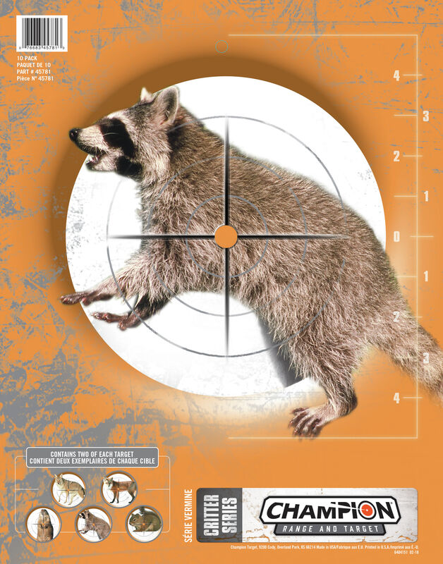 Critter Series Target 10 Pack
