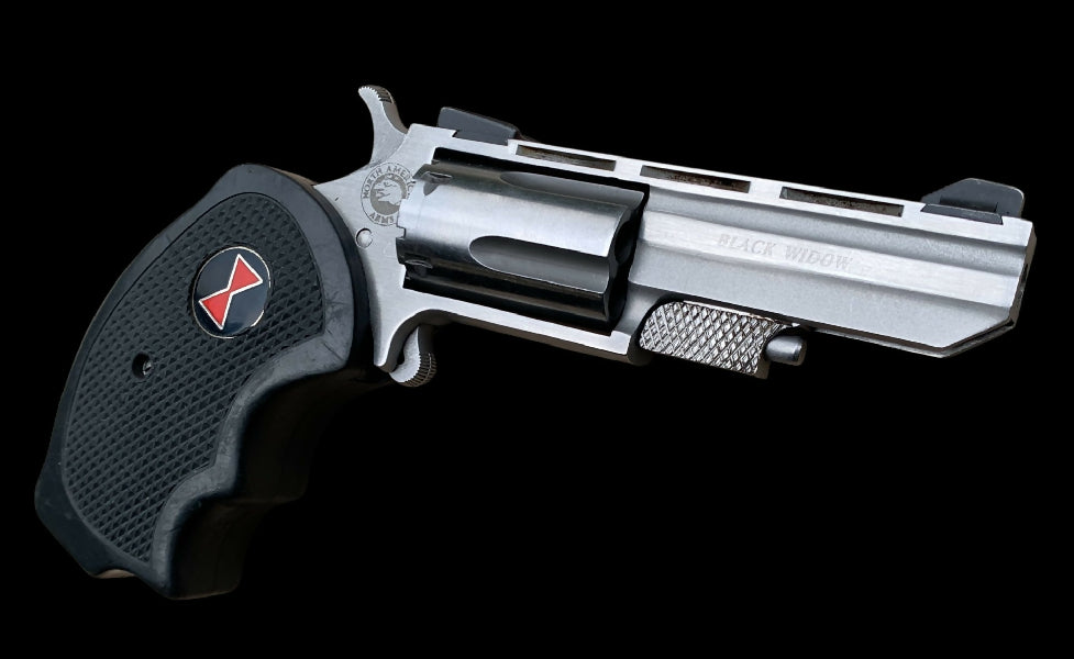 Awesome little 22 Magnum Black Widow revolver by North American Arms.