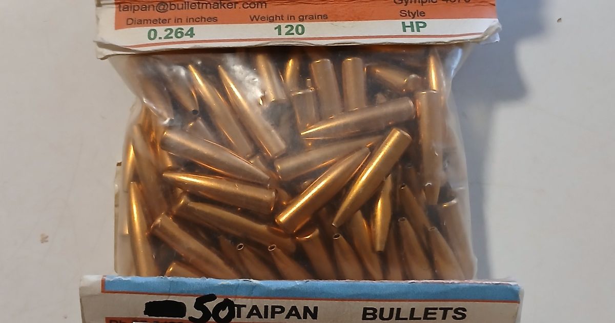 .264 & .257 cal projectiles