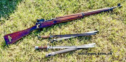 A great overall condition Pattern 14 (P14) Enfield. This example is completely unmolested and retains its Volley sights, service tags and is all matching number