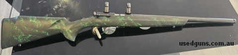 Browning T-bolt 22LR zombie edition. Excellent condition, has had very little use. Bought for wife but she decided she would rather a 17hmr. Comes with 1 inch r