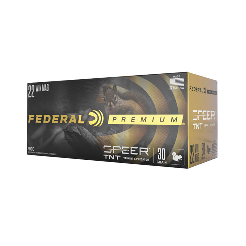 FEDERAL 17HMR 17GR TNT 2550FPS • Pack 50 - Brick price $335.00