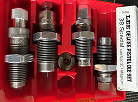 Lee die set for 38 Special and 357 Magnum , excellent condition. Includes shell holder. Price includes postage.