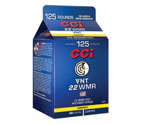 CCI
C929CC
VNT POUR PACK
22WMR, 30GR, HP
2200 FPS

SPECIAL
$89.90 /PER 125