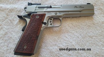 Beautiful pistol to shoot. Fastidiously maintained.  Includes 2 Wilson Combat magazines and original case . Condition is better than very good but has been in a