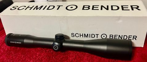 New in box Schmidt and Bender Klassic 6x42 scope. 30mm tube perfect unused condition