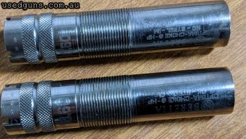 Beretta Optima HP extended factory chokes, two only can separate, Imp modified and cylinder, in excellent condition, can post interstate free if both bought.