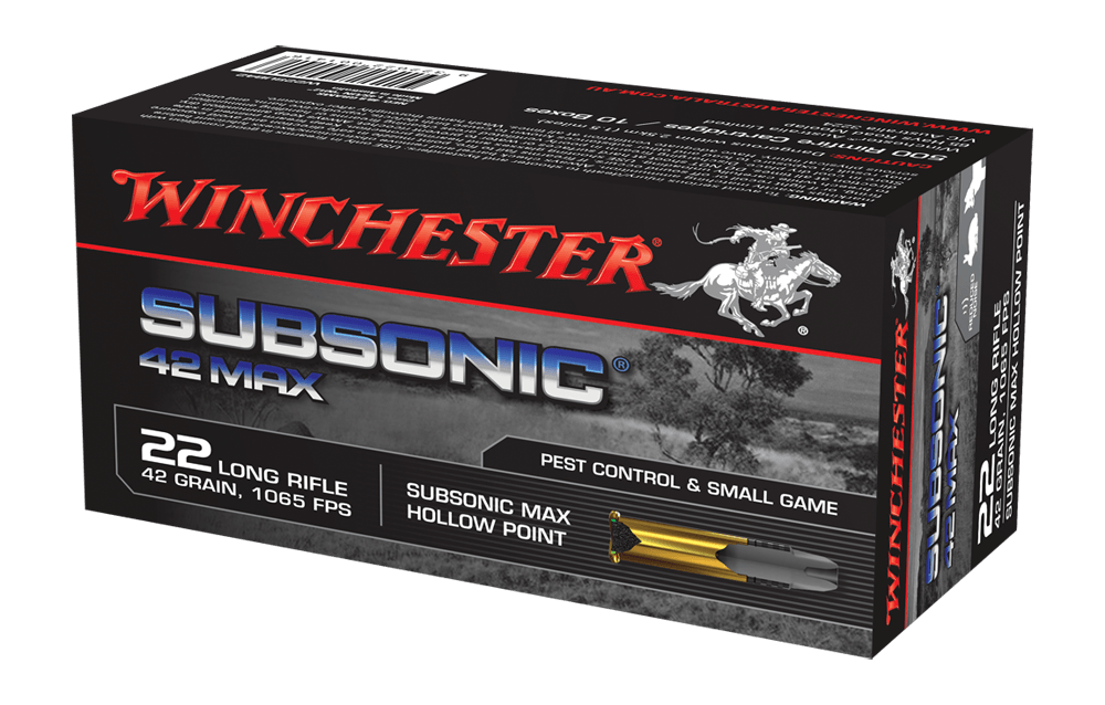 Subsonic Max 22LR 42gr HP