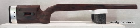 McMillan Kestros R,McWalnut Marble Flat Top (no Inlet) 3 way Adj Buttplate 13.5" LOP Thumbwheel Cheekpiece