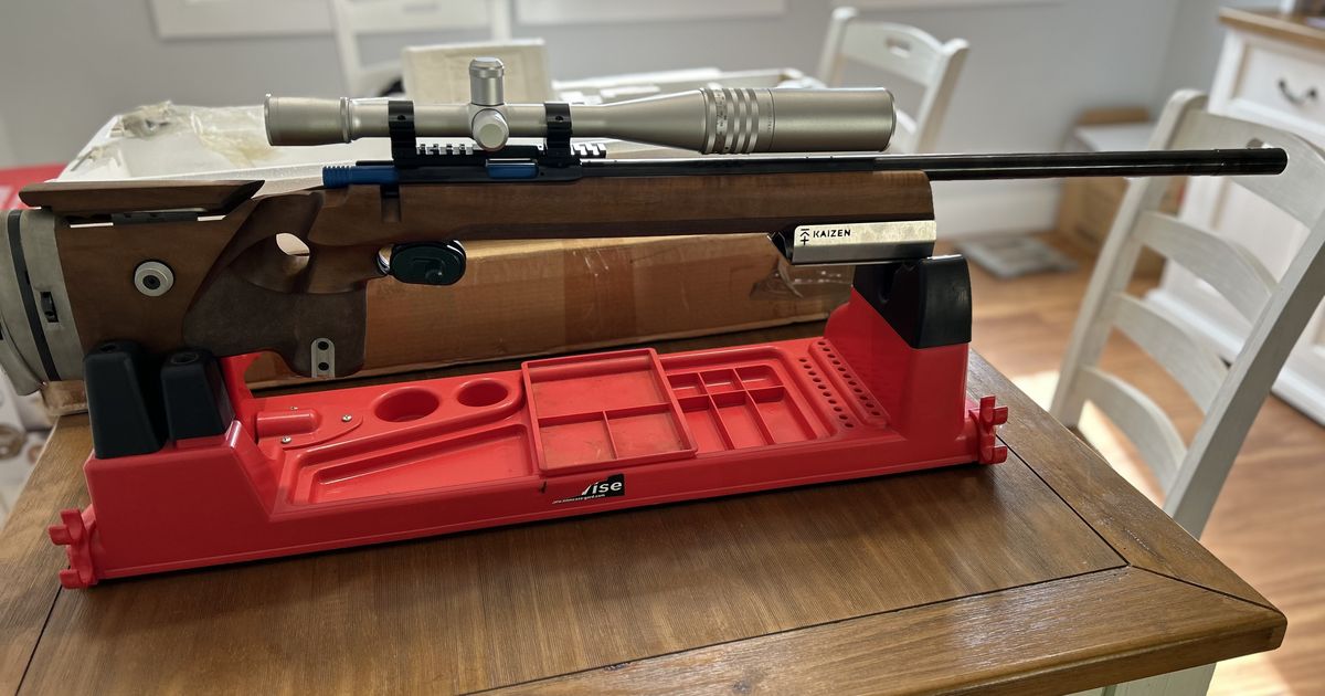 Anschutz 1413 Benchrest Rifle .22 LR with Weaver T series scope