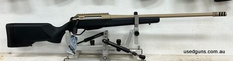 Lithgow LA102 Signature series 308W in excellent condition. Comes with muzzle brake. Rifle has a custom cerakote tan finish, Some slight wear on muzzle brake ot