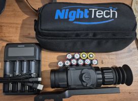 Excellent thermal scope, 42mm, can easily detect rabits out to 300m and deer out to 1200m. Comes with everything pictured. Registered post $20, local pickup wel