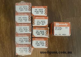 Hornady 22 cal projectiles 860 x 50gn 100 x 60gn Postage plus $10