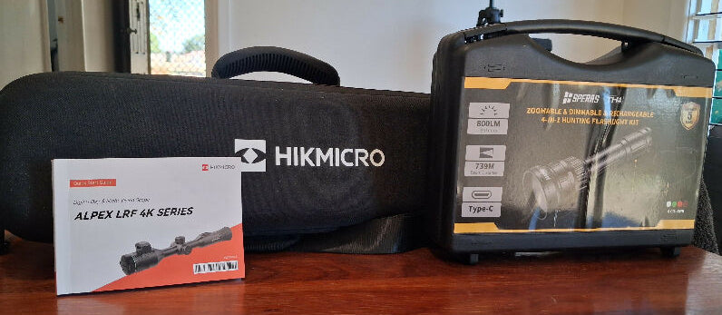 Hikmicro ALPEX LRF 4k day night scope