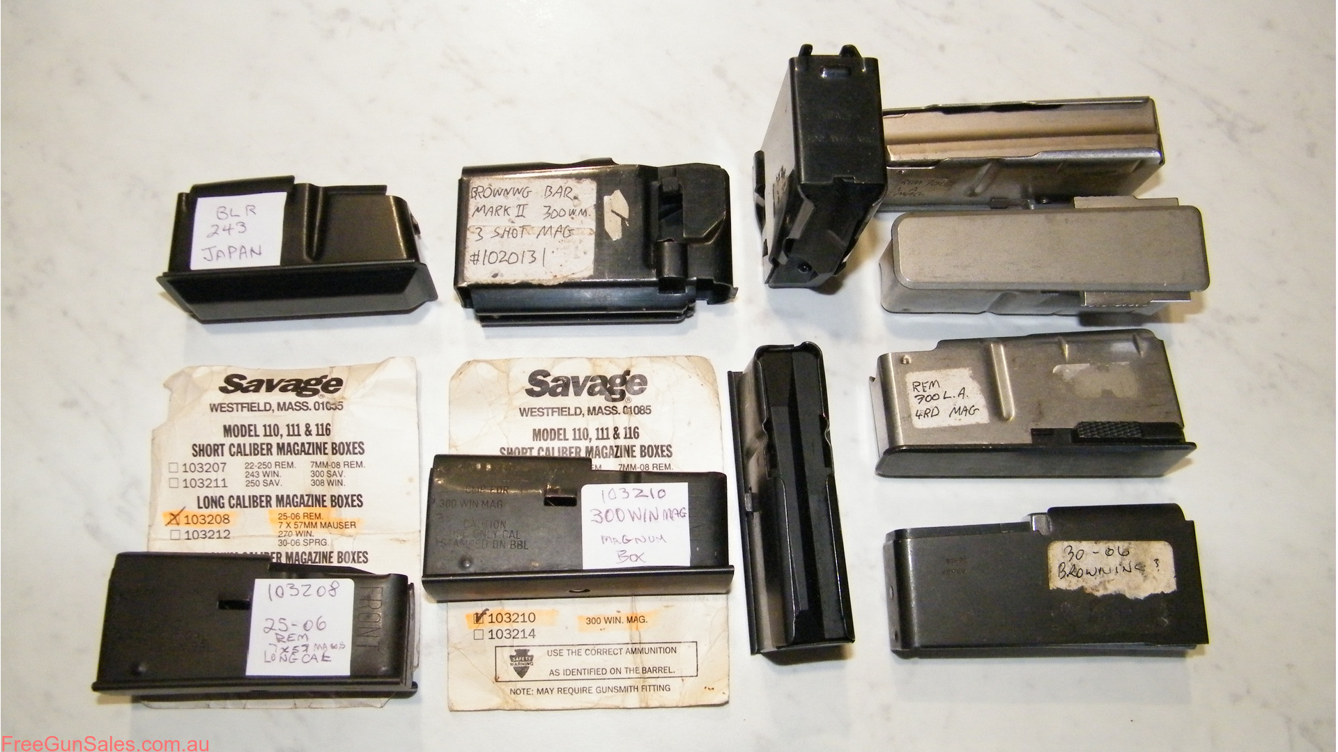 Magazines Box x 10 Asst 243,2506,3006,300