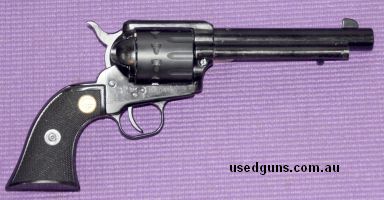 Stock Number H9640. Chiappa model 1873 Single action 22-10 revolver in good condition.
