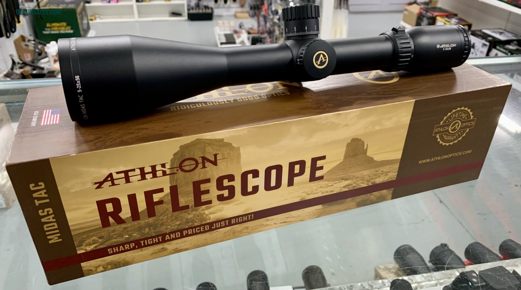 ATHLON MIDAS TAC 5-25x56 MRAD FFP