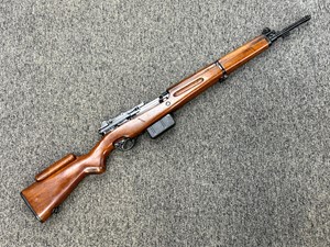 FN
MODEL 1949 SNIPER
30-06
10 SHOT
SEMI AUTO
CATEGORY D
EXCELLENT BORE
WITH ORIGINAL SCOPE
MOUNT BASE
NO OPTIC
ORIGINAL CHEEK PIECE
NICE TIMBER WORK
MANUFACTURED 1952
VERY RARE
#62448

VGC+ $1490
UN-BONDED CATEGORY D RIFLE 
NO AG PERMIT REQUIRED FOR PURCHASE