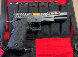 As new condition hardly used. Comes with 5 magazines. Price neg. Ammunition available if purchased locally.