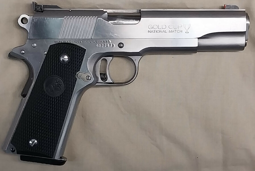 Colt Gold Cup National Match Series 80 MK IV chambered in 45 ACP