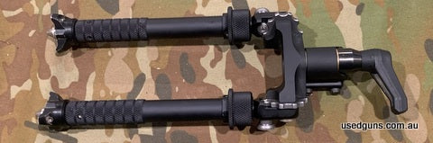 Atlas CAL Gen 2 bipod. Comes with Hawk Hill Bipod Talons. No original rubber feet with it. 2 screw Picatinny clamp model. Just got serviced by B&T at the start 