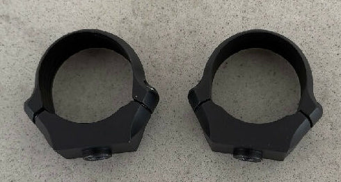 2x genuine Blaser rings. 25.4 mm. These are the low 6.5mm height. Retail for $145 per ring. $160 posted.
